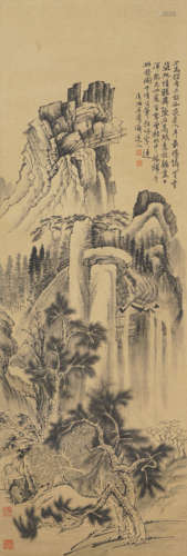 Chinese Landscape Painting by Shi Tao