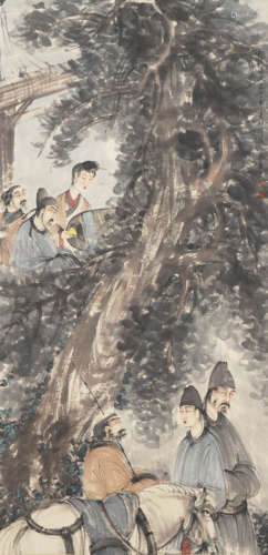 Chinese Figure Painting by Fu Baoshi