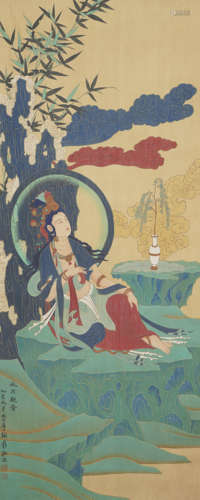 The Bodhisattva,by Zhang Daqian