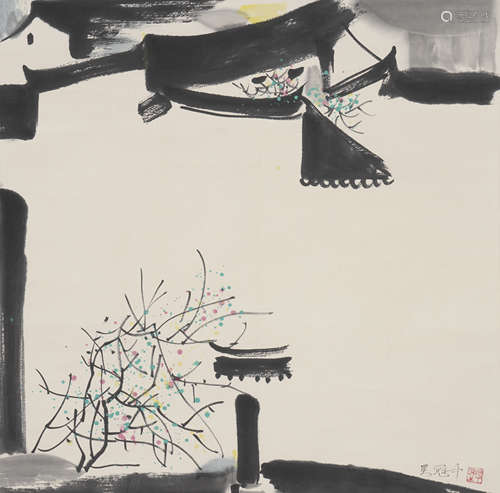 Chinese Landscape Painting by Wu Guanzhong