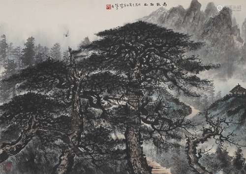 Chinese Landscape Painting by Li Xiongcai