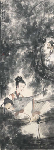 Chinese Figure Painting by Fu Baoshi