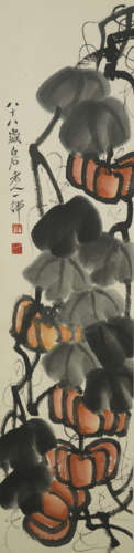 The Pumpkin，by Qi Baishi