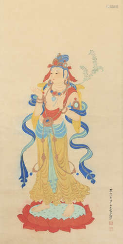 The Bodhisattva,by Zhang Daqian