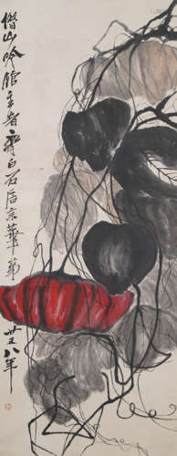 The Pumpkin，by Qi Baishi