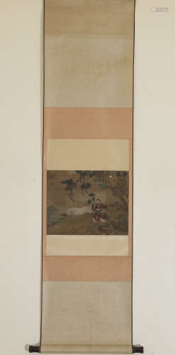 Chinese Figure Painting by Tang Yin