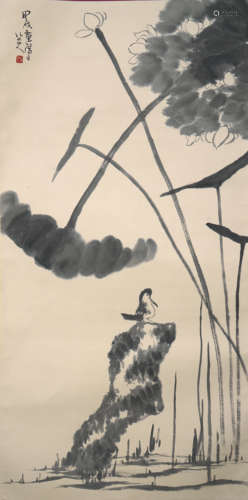 Chinese Bird Painting by Bada Shanren