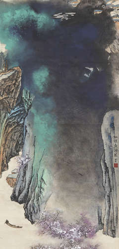 Chinese Landscape Painting by Zhang Daqian