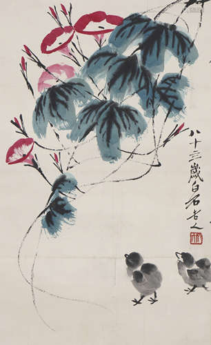 The Chicks，by Qi Baishi