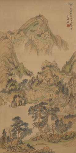 Chinese Landscape Painting by Wang Shimin