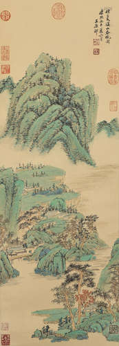 Chinese Landscape Painting by Wang Yuanqi