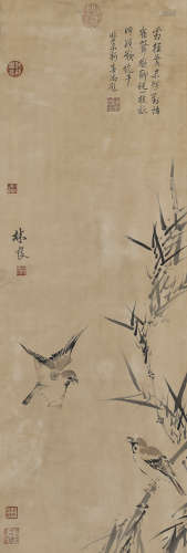 Chinese Bird-and-Flower Painting by Lin Liang