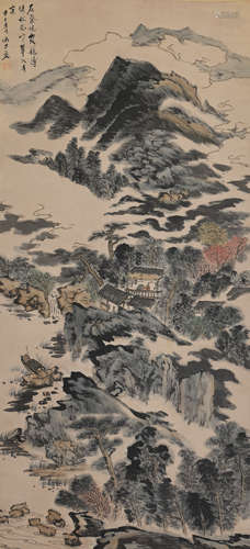 Chinese Landscape Painting by Lu Yanshao