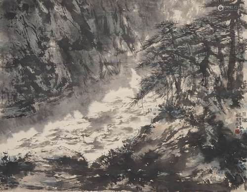 Chinese Landscape Painting by Fu Baoshi