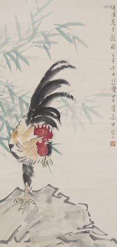 The Rooster，by Xu Beihong