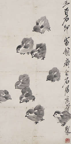 The Chicks，by Qi Baishi