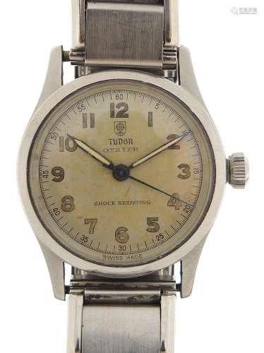 Tudor, vintage gentlemens Tudor Oyster wristwatch, the case ...