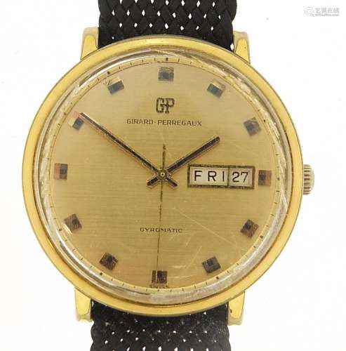 Girard Perregaux, vintage gentlemens Gyromatic wristwatch wi...