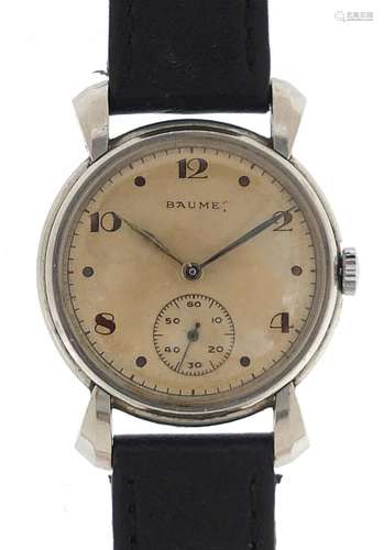 Baume, vintage gentlemans wristwatch, 30mm in diameter