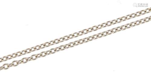 Georg Jensen, Danish 925S silver necklace, 44cm in length, 1...