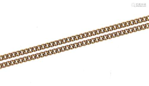 9ct gold necklace, 41.5cm in length, 2.8g