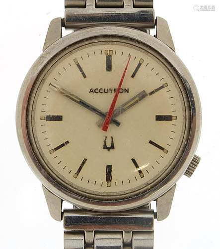 Bulova Accutron, vintage gentlemens wristwatch, the movement...