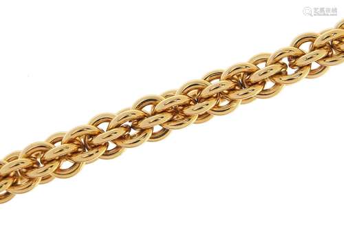 Christian Dior, vintage Bijoux gold plated bracelet, 18cm in...