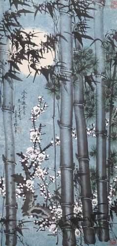 CHEN DAZHANG, BAMBOO AND PLUM BLOSSOM