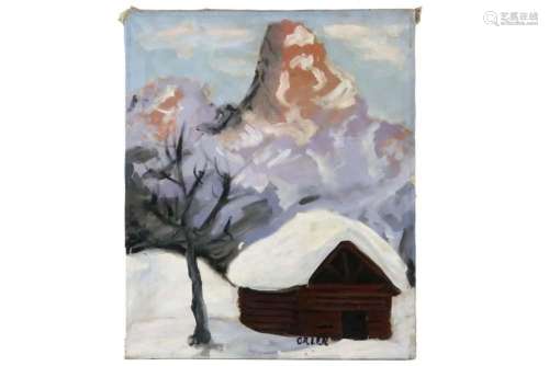 ORLER DAVIDE (1931 - 2010) olieverfschilderij op doek : &quo...