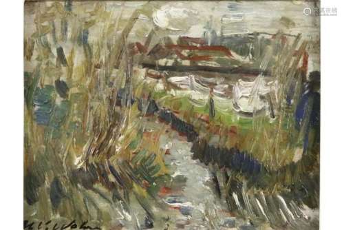 WOLVENS HENRI-VICTOR (1896 - 1977) olieverfschilderij op pan...