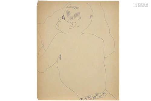 WARHOL ANDY (1930 - 1987) originele tekening van de jaren &#...