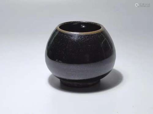 JIN SMALL HUAIREN KILN OIL DROP JAR