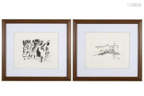 CORNEILLE (1922 - 2010) (1922 - 2010) twee litho's uit d...