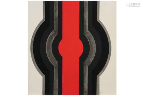 VERSTOCKT MARC (1930 - 2014) print in kleur : "Abstract...
