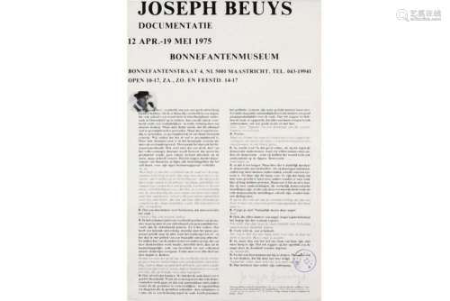 BEUYS JOSEPH (1921 - 1986) print van het Bonnifantenmuseum v...