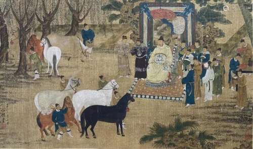 ZHAO YONG, ANCIENT FIGURES AND HORSES