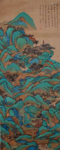 A Chinese Painting By Dong Qichang