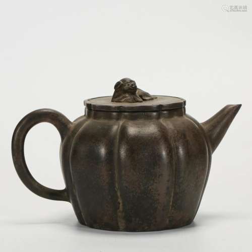 A Yixing Glaze Teapot