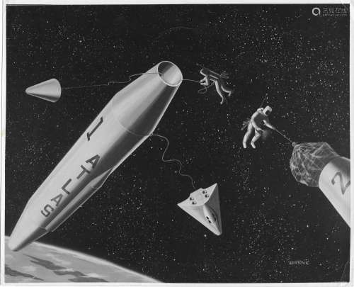 NASA's very first concept for a space station by Convair...