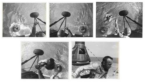 The recovery of Alan Shepard, the first American in space (5...
