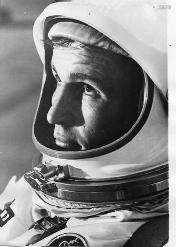 A portrait of Ed White the day before the first US spacewalk...