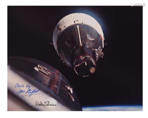 Rendezvous of Gemini 6A and Gemini 7, SIGNED [large format],...