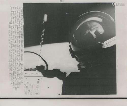 The first space selfie, Buzz Aldrin during EVA, Gemini 12, 1...