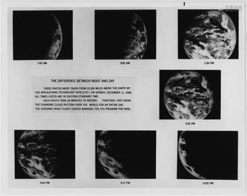 First sequential views of cloud movements over the Earth, AT...