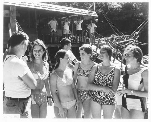 Portraits of the all-female aquanaut crew of Mission 6-50 (2...