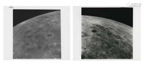 Lunar curvature as seen after trans-earth injection, Apollo ...