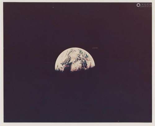 Planet Earth as seen during trans-earth coast, Apollo 8, 21-...