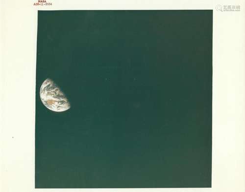 Distant view of planet Earth during return journey, Apollo 8...