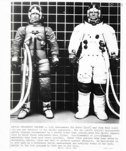 Evolution of Apollo spacesuit demonstration, Apollo Programm...