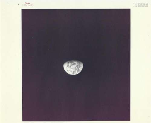 View of receding Earth during trans-lunar coast, Apollo 10, ...